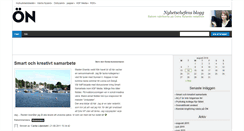 Desktop Screenshot of nyhetschefen.blogg.ostnyland.fi