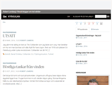 Tablet Screenshot of kyrkkajan.blogg.ostnyland.fi